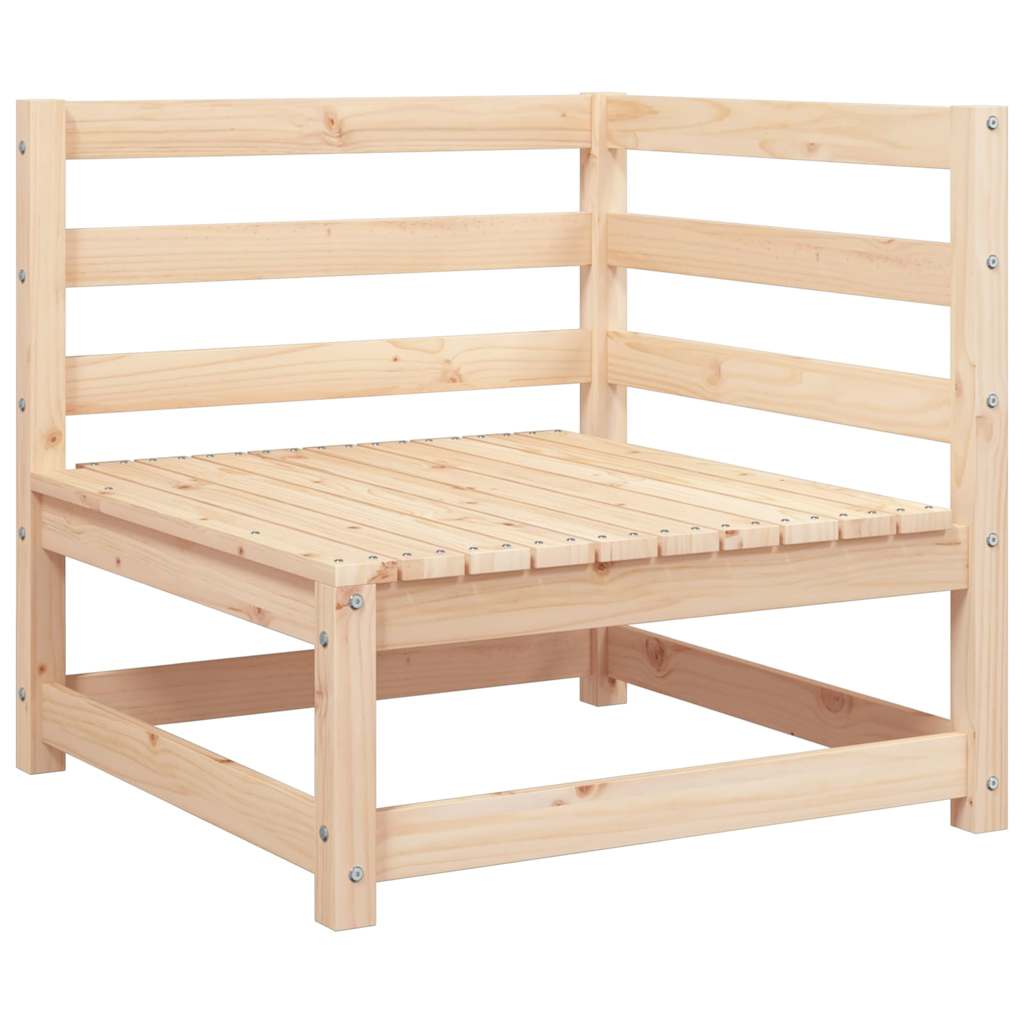 Garden Sofa 2-Seater Solid Wood Pine
